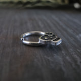 Sugar Skull Flower Septum Ring