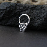 Sugar Skull Flower Septum Ring