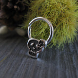 Sugar Skull Flower Septum Ring