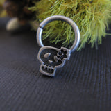 Sugar Skull Flower Septum Ring