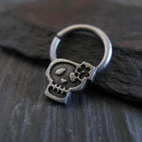 Sugar Skull Flower Septum Ring