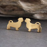 Shih Tzu Dog Stud Earrings