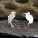 Stork Bird Stud Earrings