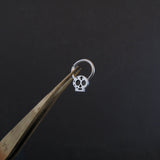 Sugar Skull Cross Septum Ring