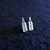 Beer Babe Bottle Stud Earrings