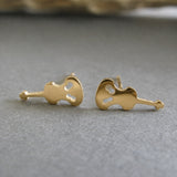 Violin Stud Earrings