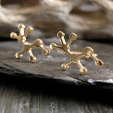 Vodka Molecule Stud Earrings