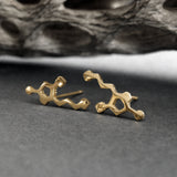 Whiskey Molecule Stud Earrings