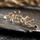 Whiskey Molecule Stud Earrings