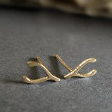 Wishbone Stud Earrings
