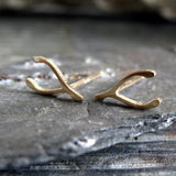 Wishbone Stud Earrings