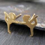 Yoga Dancer Stud Earrings