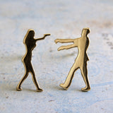 Zombie Killer Stud Earrings
