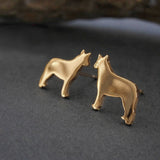 Australian Cattle Dog Stud Earrings