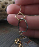 Mixed Metal Organic Link Necklace