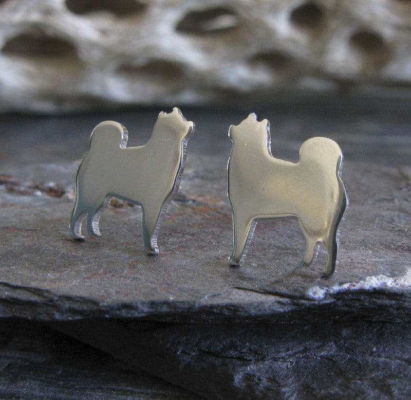 Precious Puppy Dog Stud Post Earrings Sterling Silver Precious Puppy Dog Stud Post Earrings Sterling Silver