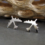 B-52 Stratofortress Military Jet Airplane Stud Earrings