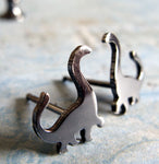 Dinosaur Brontosaurus Style 2 Stud Earrings