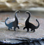 Dinosaur Brontosaurus Style 2 Stud Earrings