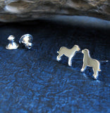 Chesapeake Bay Retriever Dog Stud Earrings