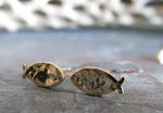 Christian Fish Gold Stud Earrings