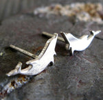 Dolphin Sterling Silver Post Earrings