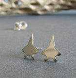 F-22 Raptor Jet Fighter military stud earrings handmade in the USA