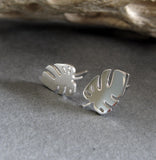 Fall Leaf Stud Earrings