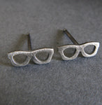 Eye Glasses Stud Earrings