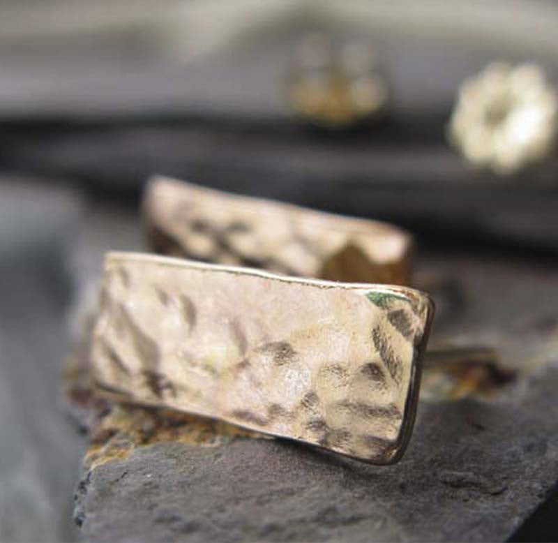 Skinny Rectangle Stud Earrings ~ Handmade in the USA – Poseidon's Booty