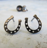 Horsehoe Stud Earrings