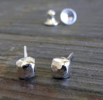 Nugget Sterling Silver Stud Earrings