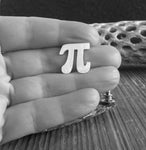 Pi Symbol Tie Tack