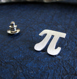 Pi Symbol Tie Tack