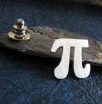 Pi Symbol Tie Tack