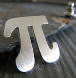 Pi Symbol Tie Tack