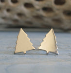Pine Tree Stud Earrings