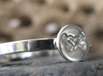 Stamped Sterling Silver Stacking Ring