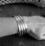 Sterling Silver Bangle Personalized Bracelet handmade jewelry