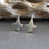 Jet Fighter F/A 18 Super Hornet Military Aircraft Stud Earrings
