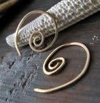 Tiny Spiral Wirework Earrings
