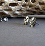 Taurus the Bull Zodiac stud earrings sterling silver