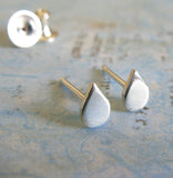 Teardrop Stud Earrings