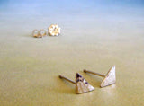 Triangle Tiny Minimalist Geometric Stud Earrings