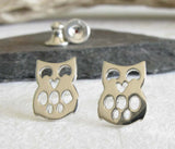 Wise Owl Sterling Silver Stud Earrings