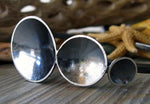 Penumbra Edgy Rustic Sterling Silver Cuff Bracelet